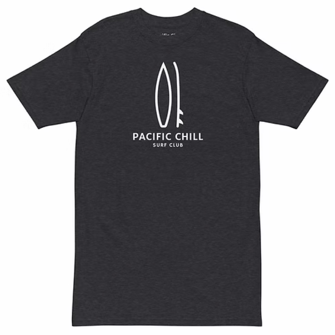 The Surfboard Tee in charcoal